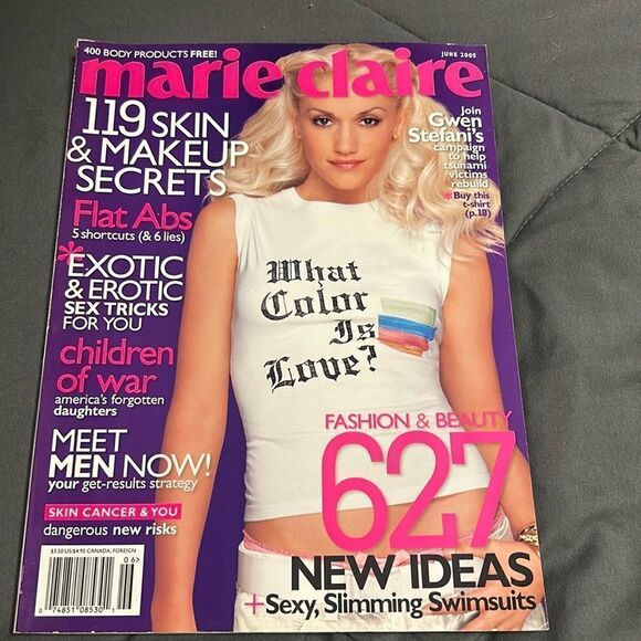 Marie Claire Magazine with Gwen Stefani 2005 - Picture 1 of 6
